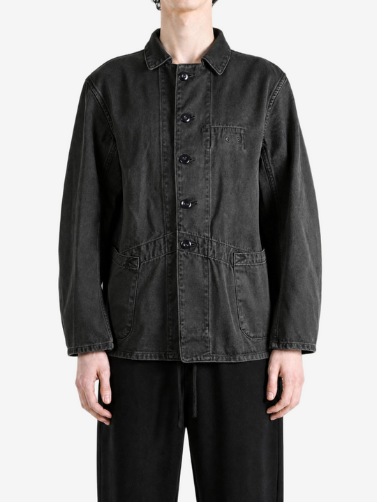 Black jacket, full body view
