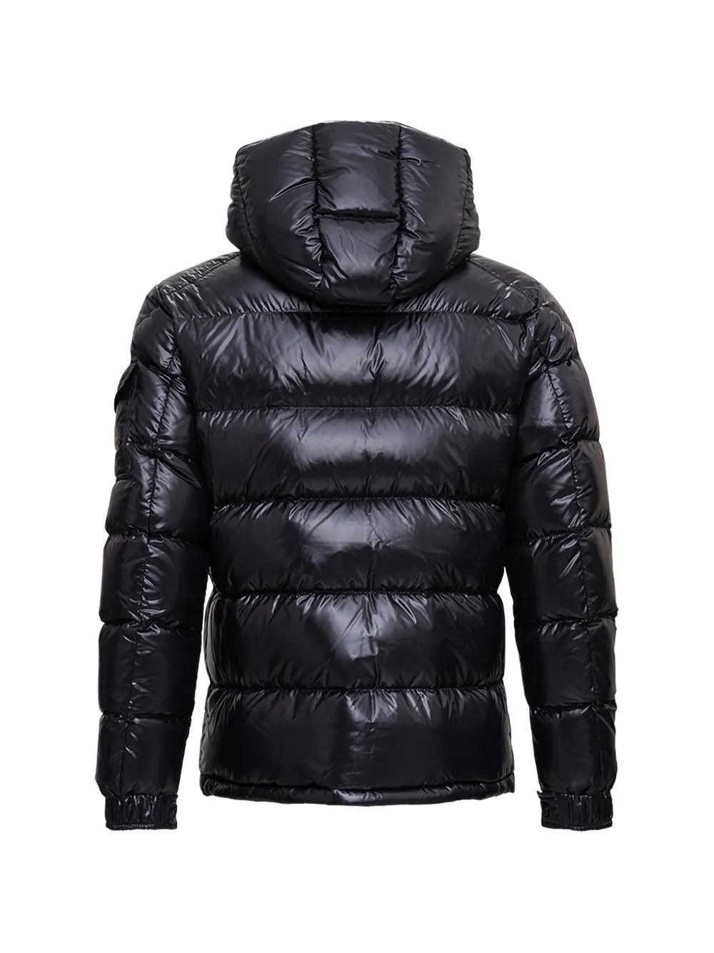 Black jacket, back view