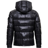 Black jacket, back view