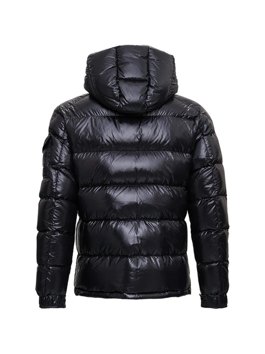 Black jacket, back view