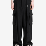 Black pants, full body view