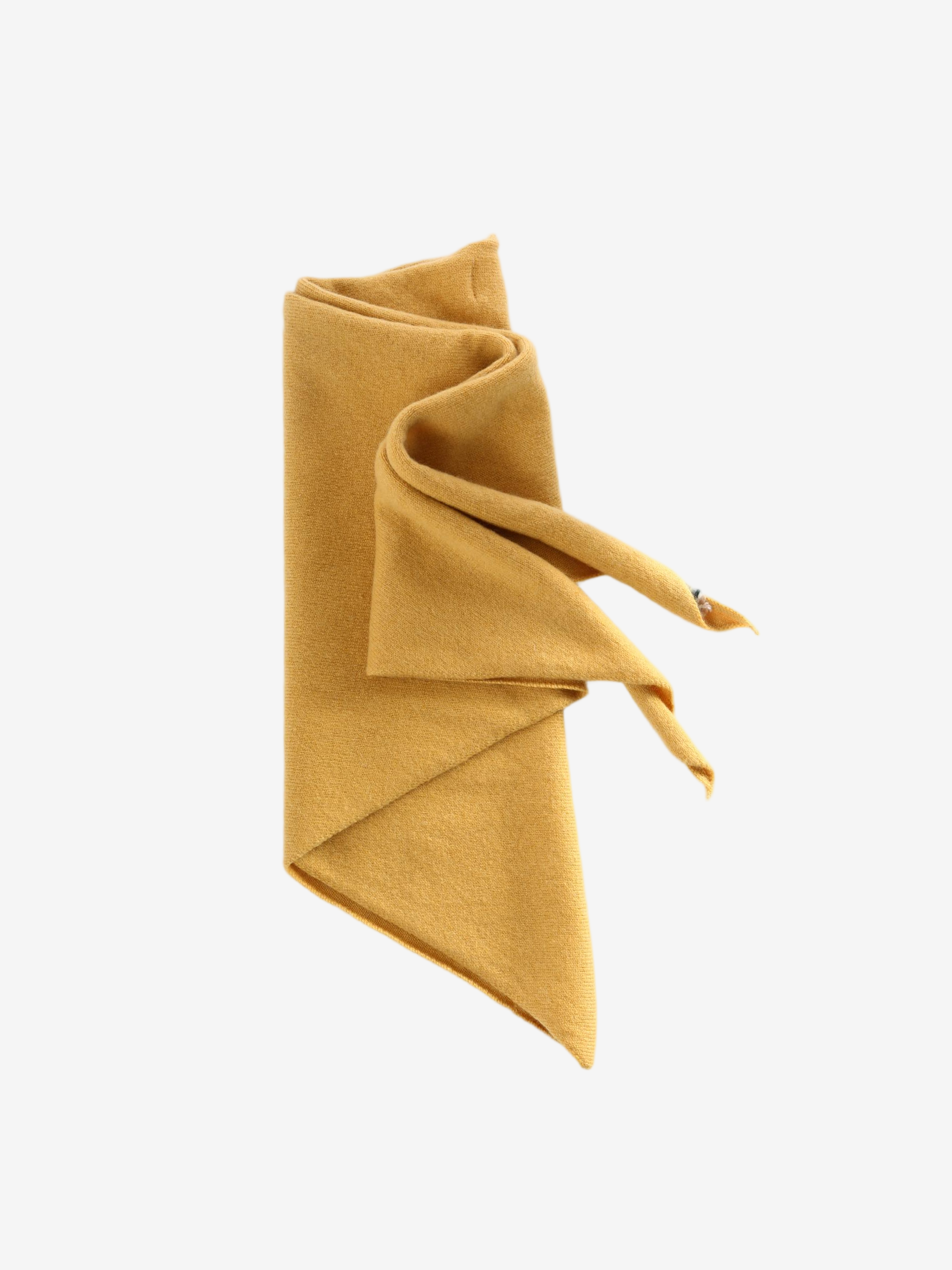 Tan scarf, front view