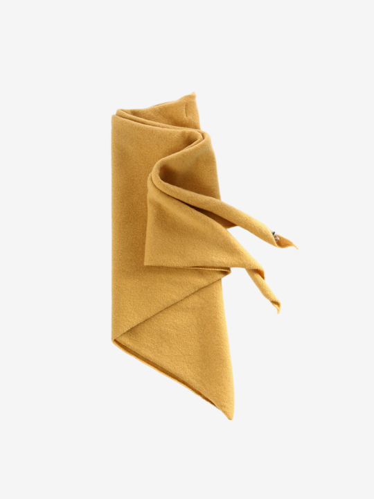 Tan scarf, front view
