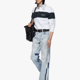Blue jeans, full body view