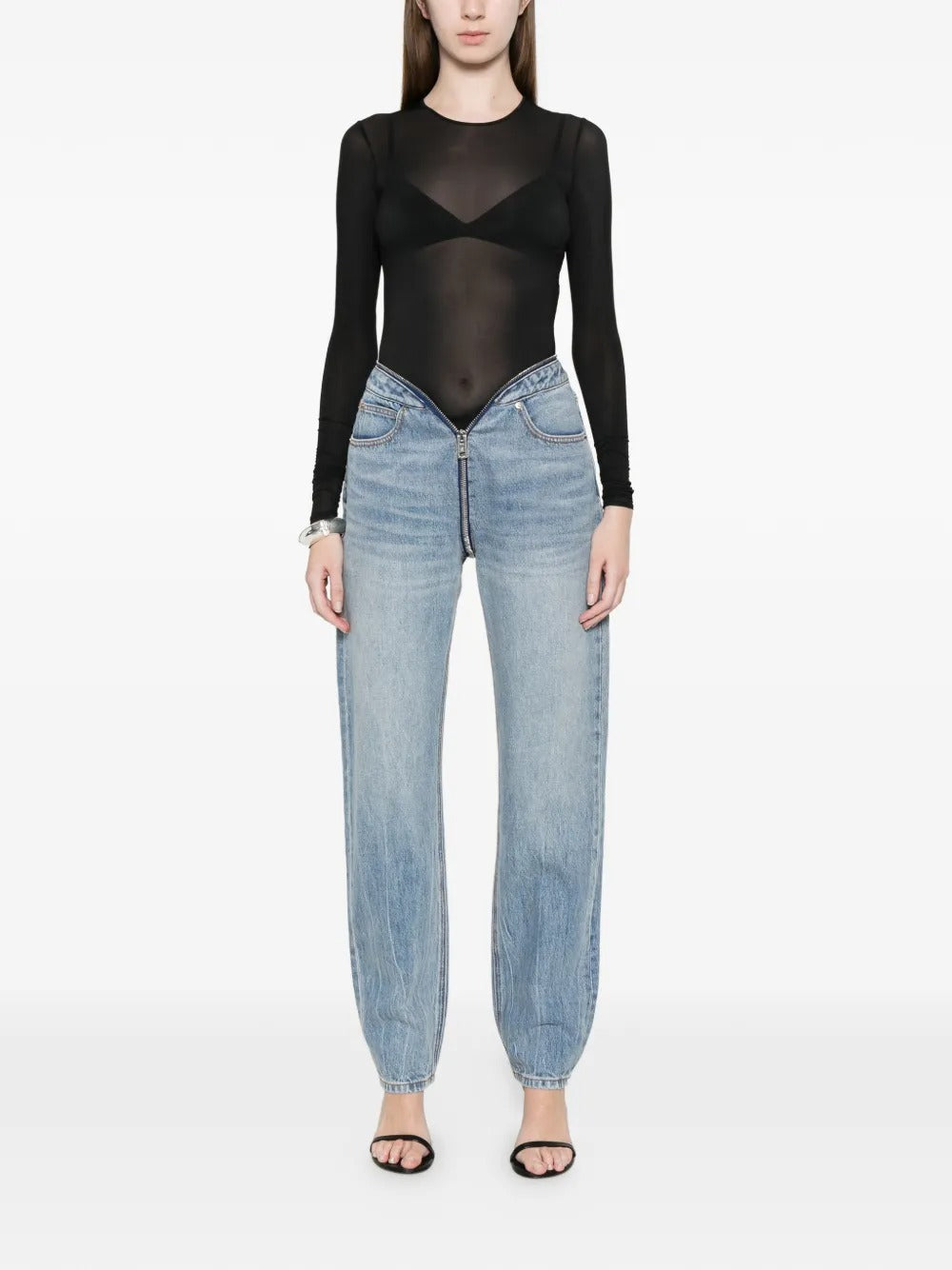 blue jeans,full body view