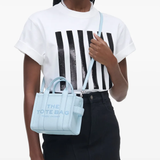 Blue bags, full body view