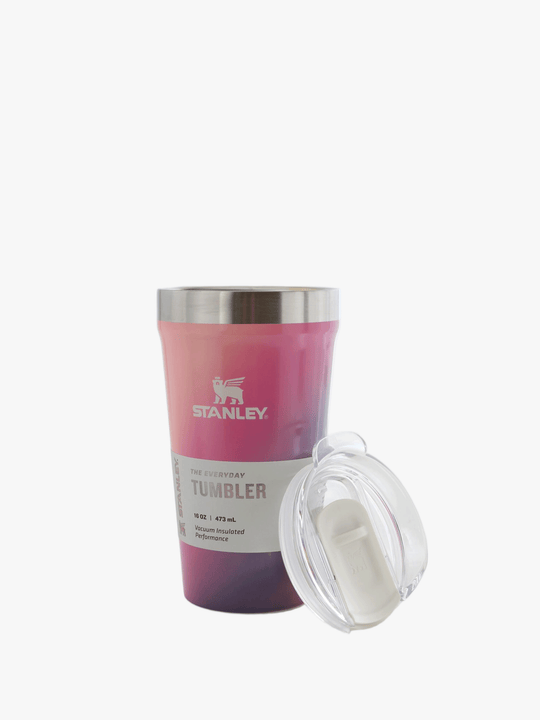 Pink product, front view