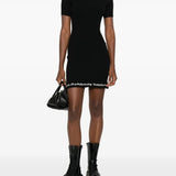 Black dress, full body view