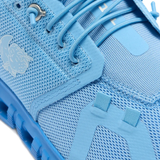 Blue sneaker,side view