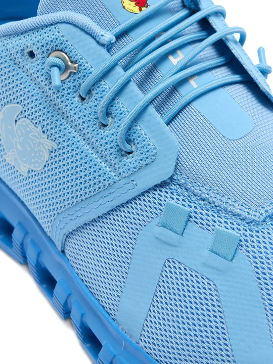 Blue sneaker,side view