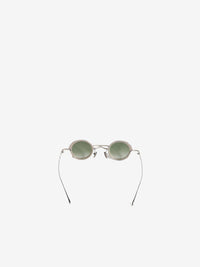 RIGARDS X ZIGGY CHEN Pure Titanium Clip-on Sunglasses Vintage Silver+Pale Gold/Green+Clear Lens
