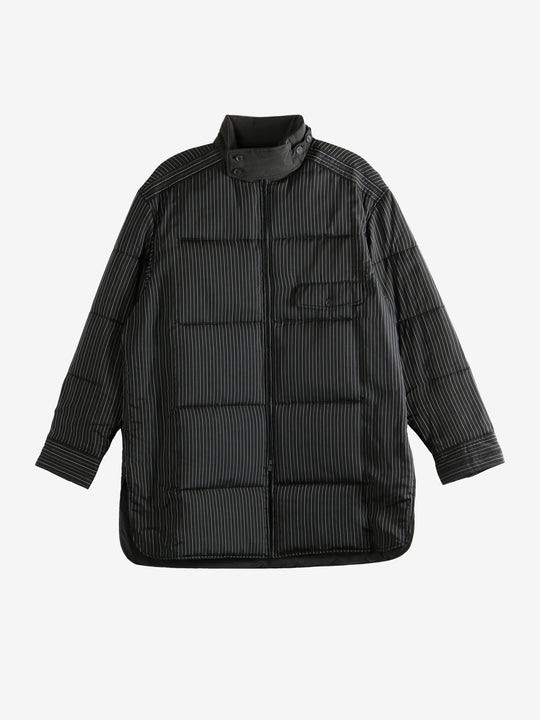 Black coat, front view