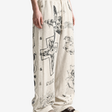 HELLSTAR - Unisex Graffiti Mirror Face Sweatpants