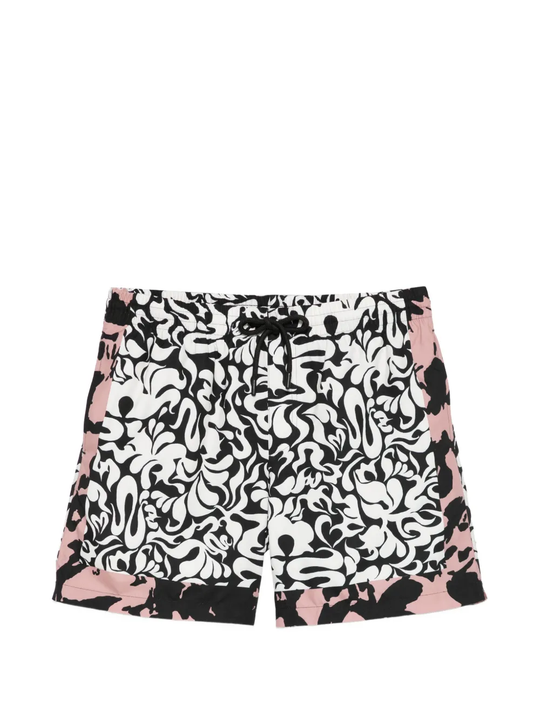 Black short, front view