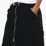 ALEXANDER WANG - Women Zipper And Workwear Details Mid-Rise Midi Skort