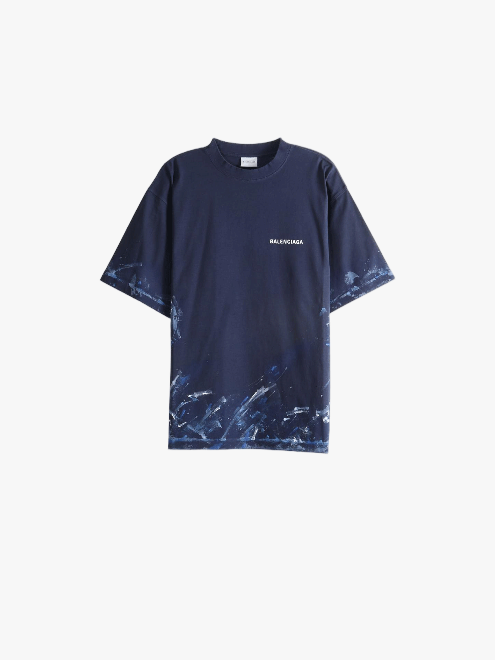 Navy t-shirt, front view