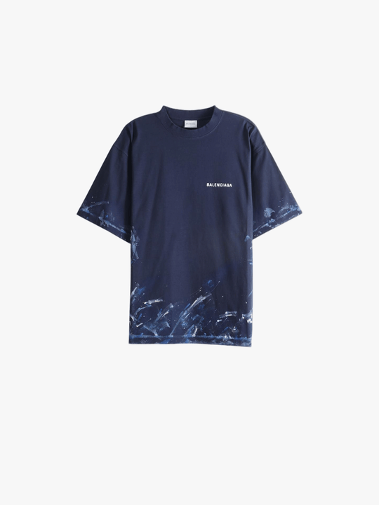 Navy t-shirt, front view