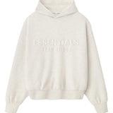 White hoodie, front view