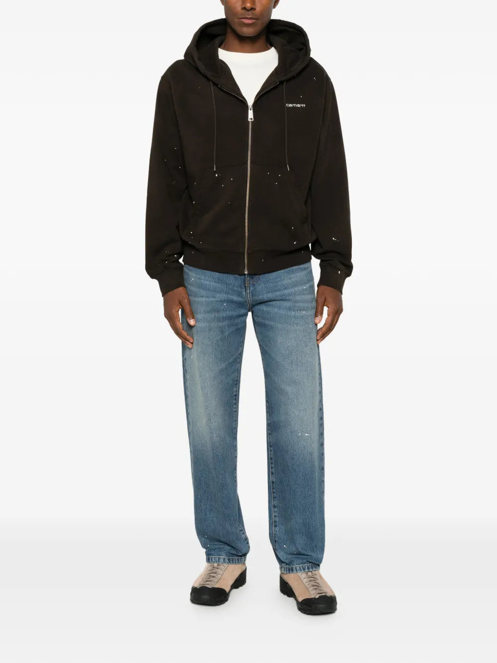 Black jacket, full body view