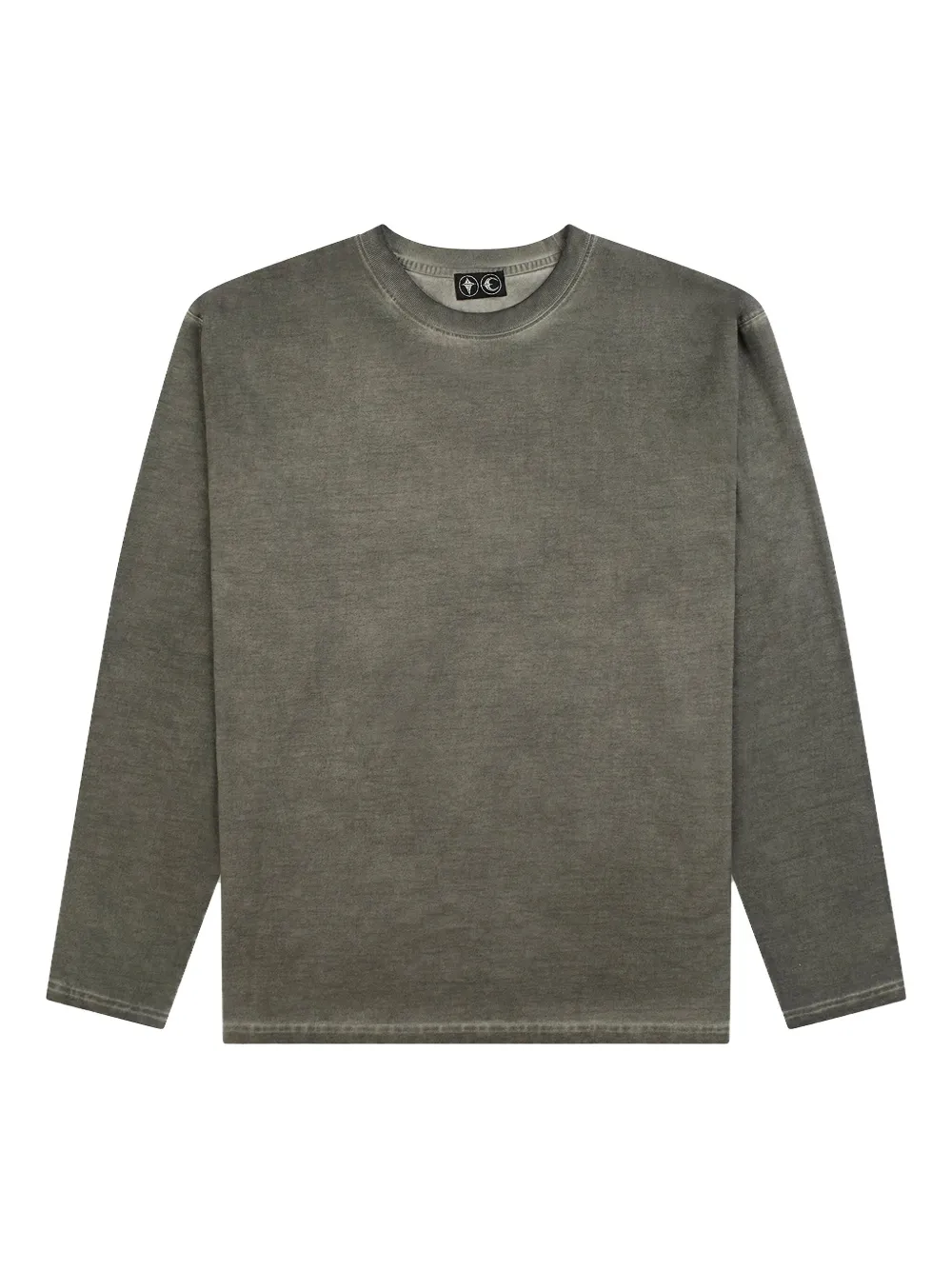Grey garment, front view