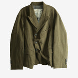 Green blazer, front view