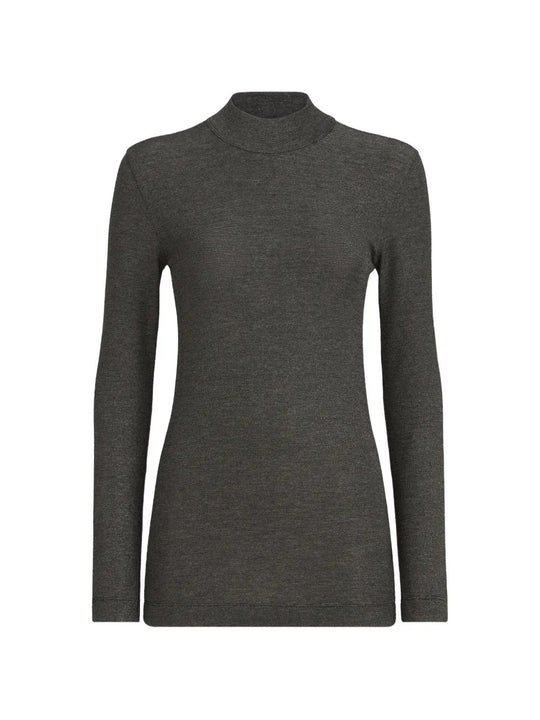 Grey knitwear, front view