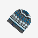 Blue hat, front view