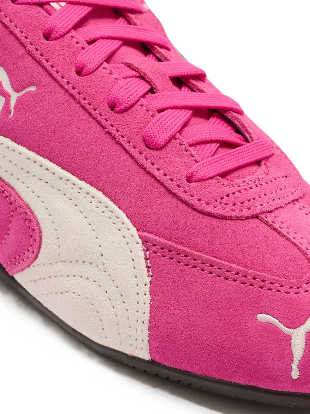 Pink shoes, front view