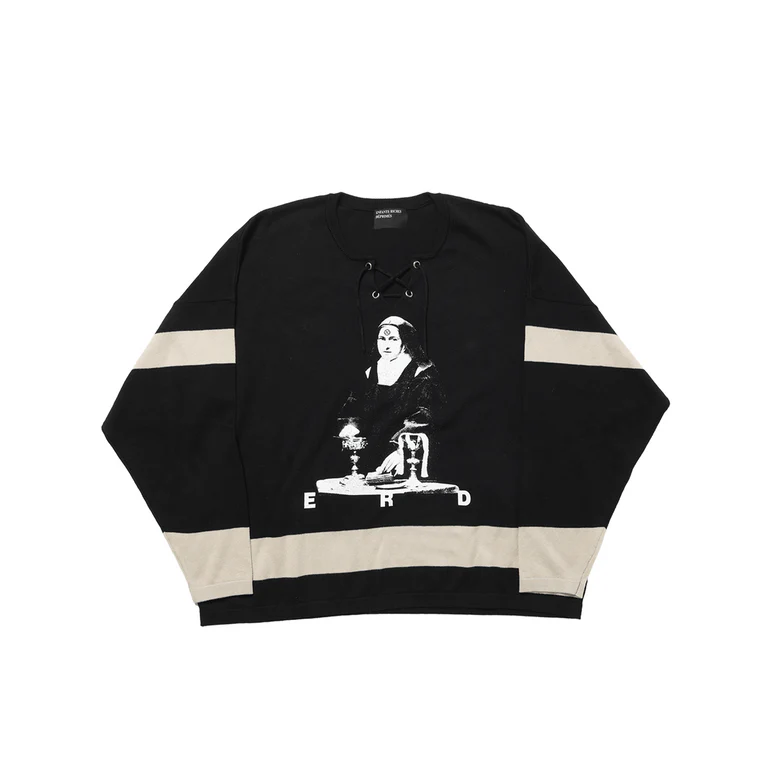 Black hoodie, front view