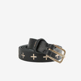 MA+ - Unisex "+" Studded Q Buckle Med Belt