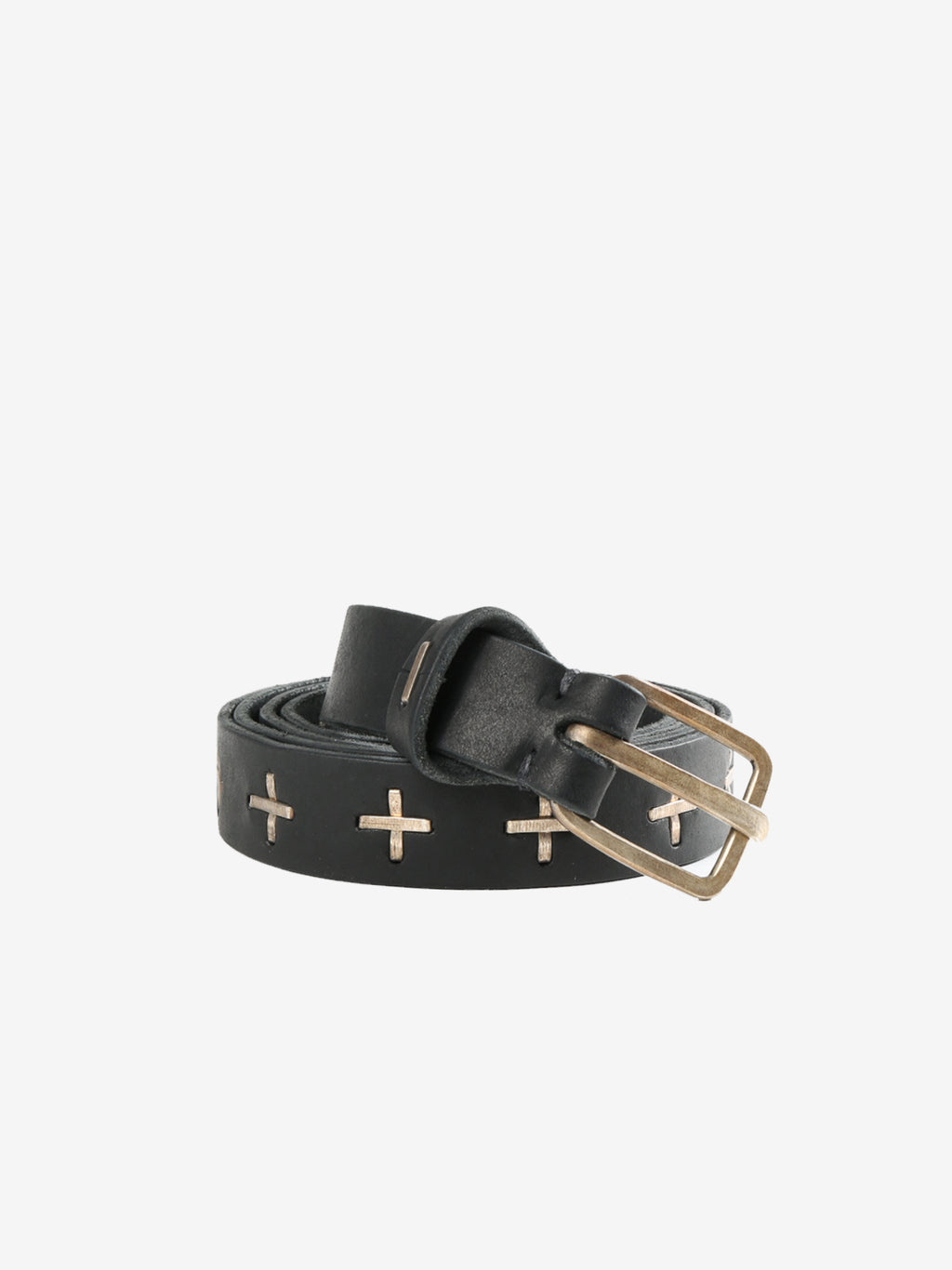 MA+ - "+" Studded Q Buckle Med Belt