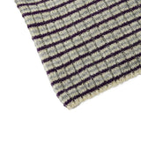 AURALEE - Women Shetland Wool Cashmere Rib Knit Boat-Neck Pullover