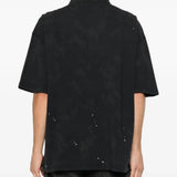 Black shirt, full body view