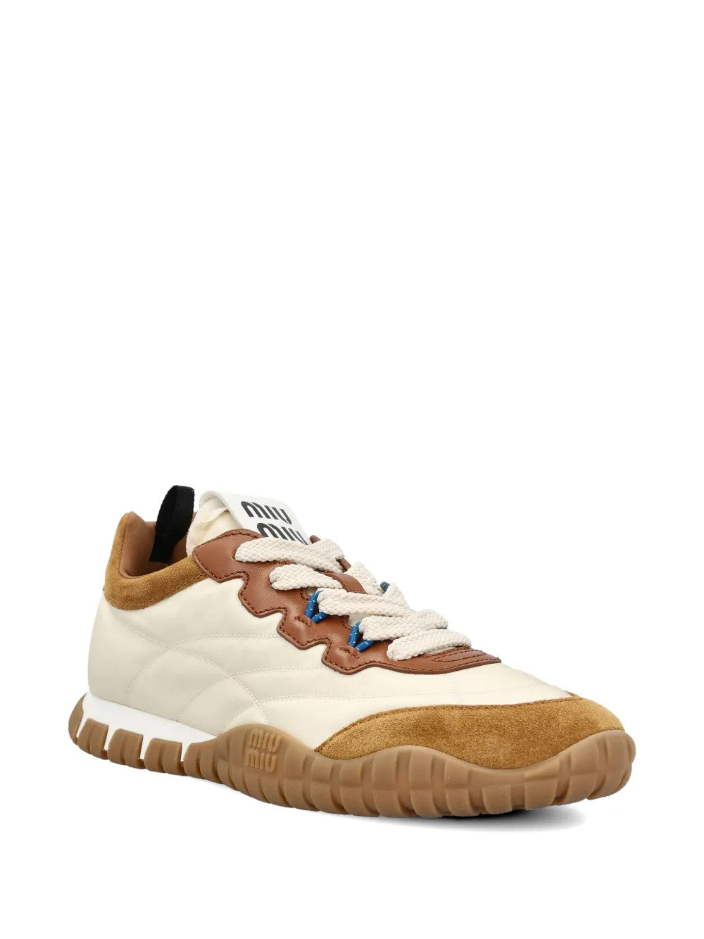 Tan shoes, front view