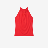 Red top, front view