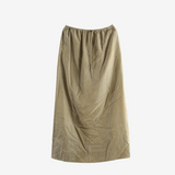 AMOMENTO - Women  Cupro Banding Skirt