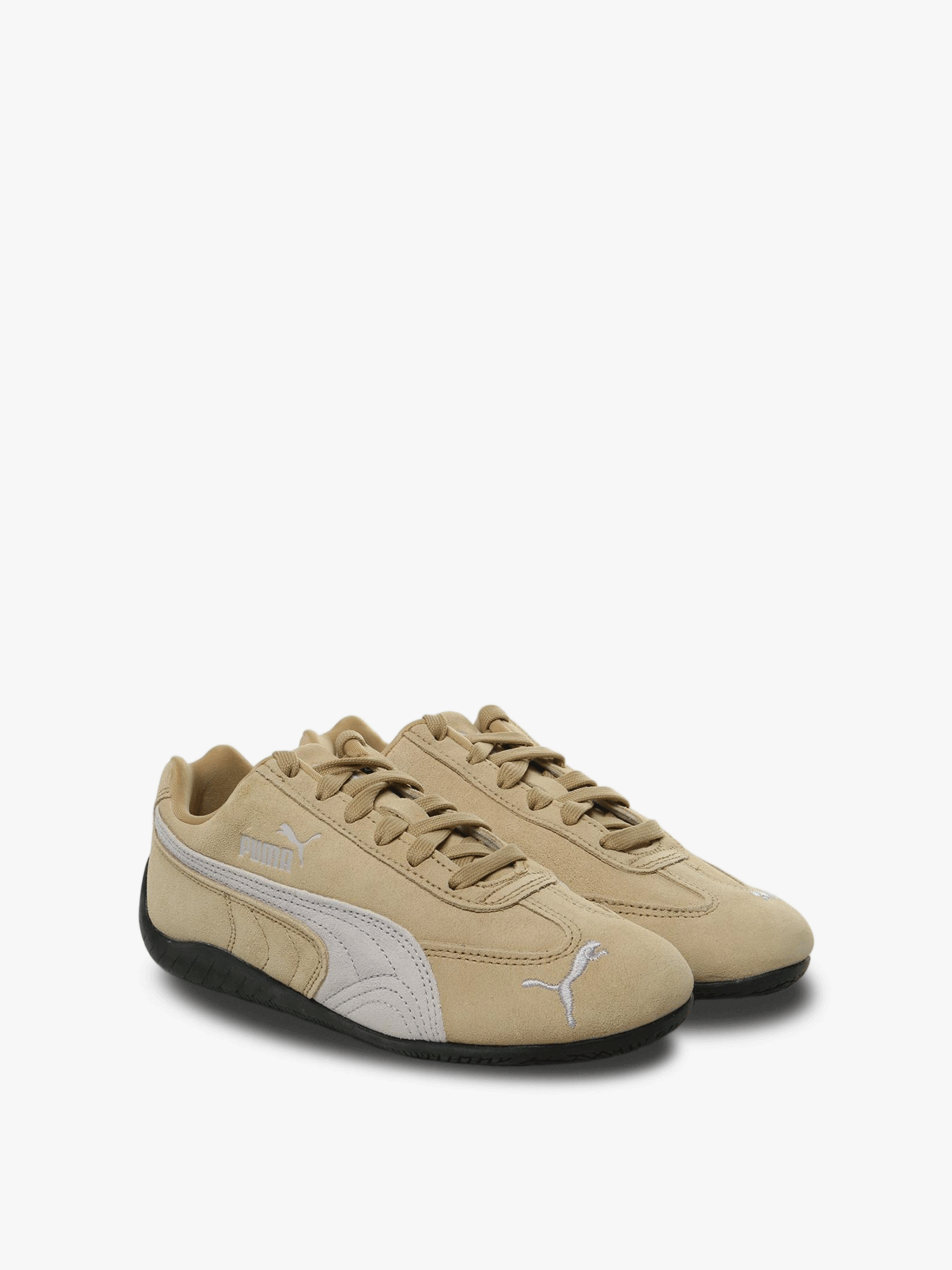 Beige sneaker, side view
