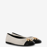 Tan shoes, front view