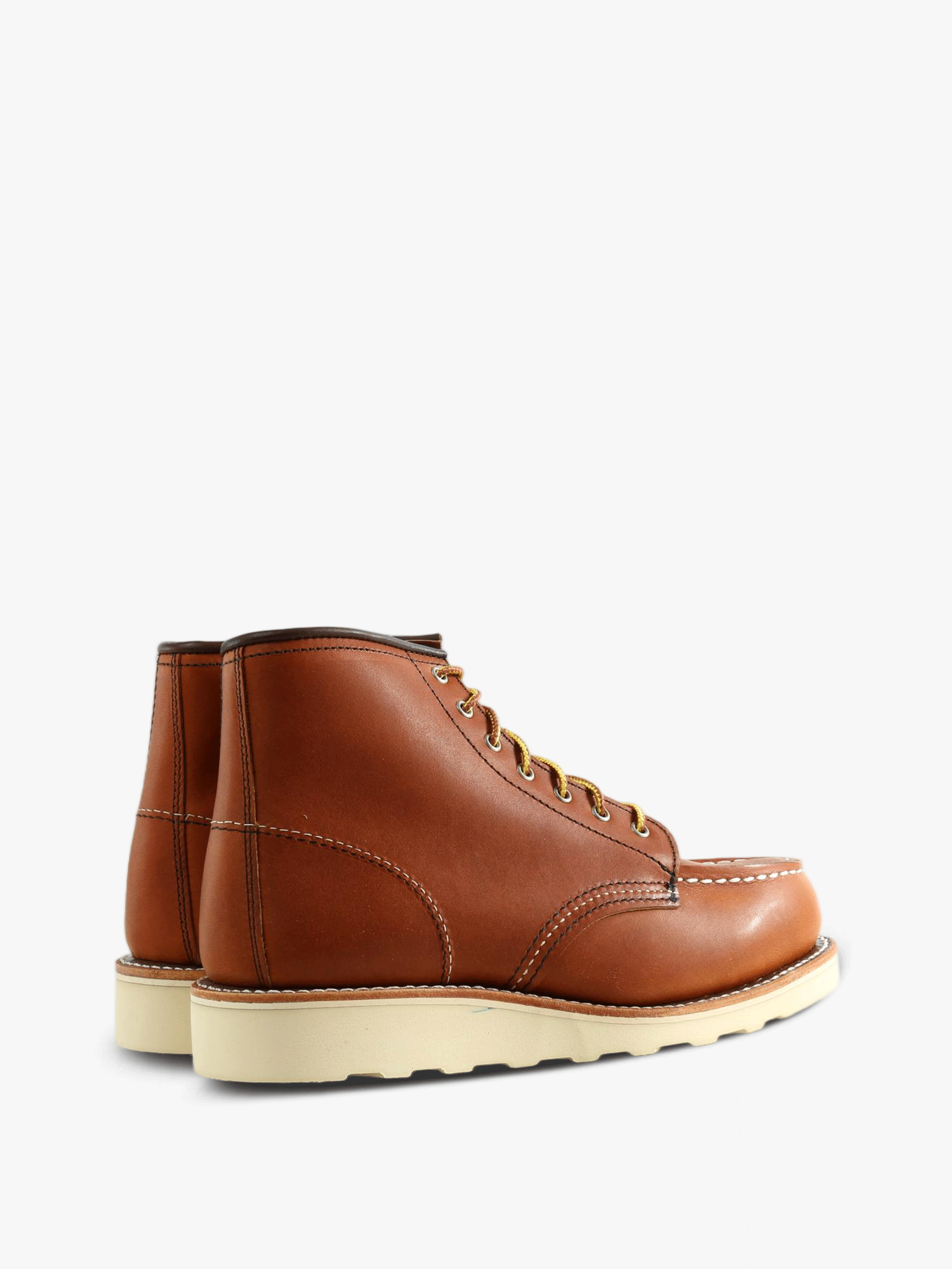 Brown boots, side view