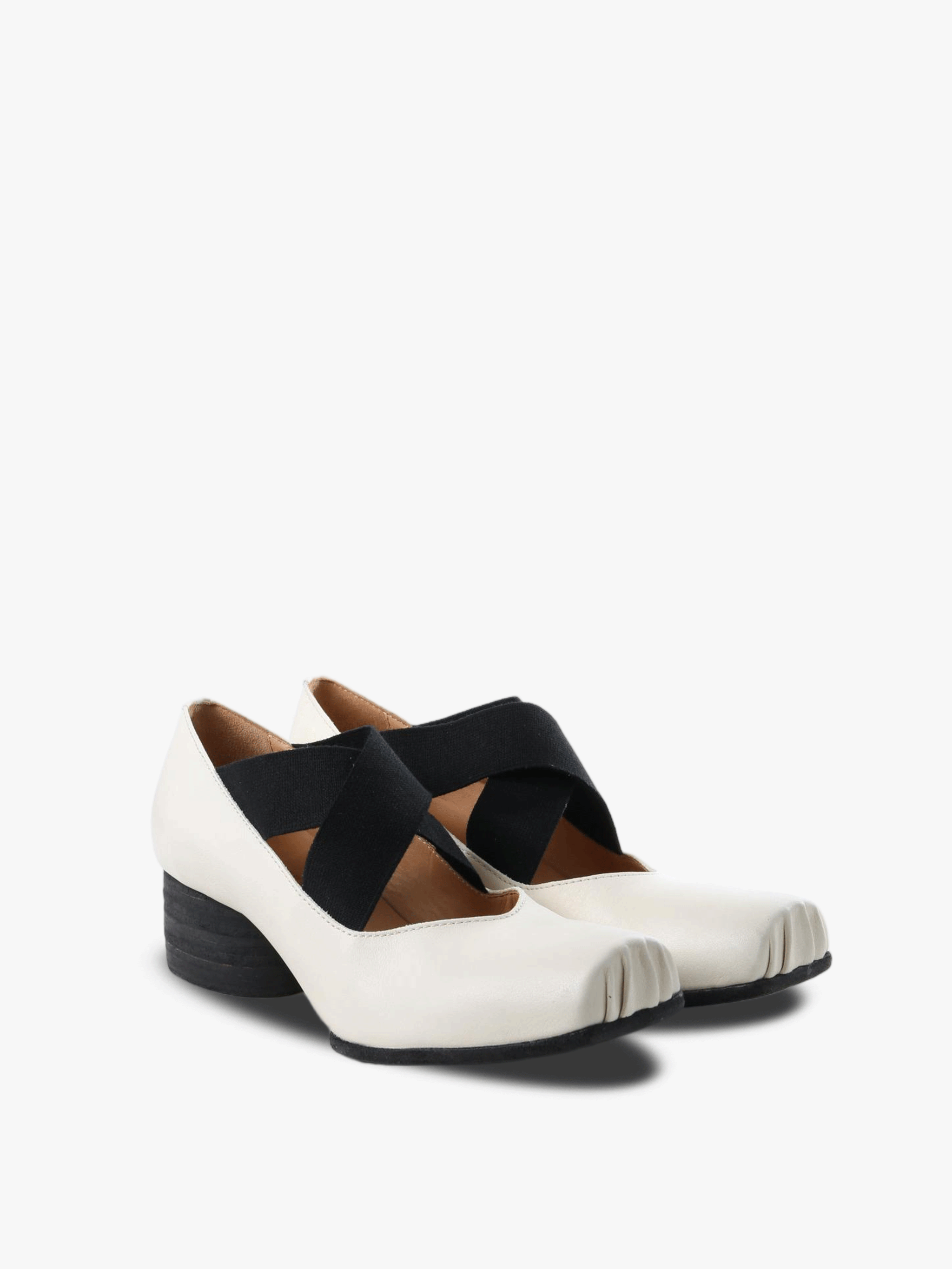 white shoes, side view