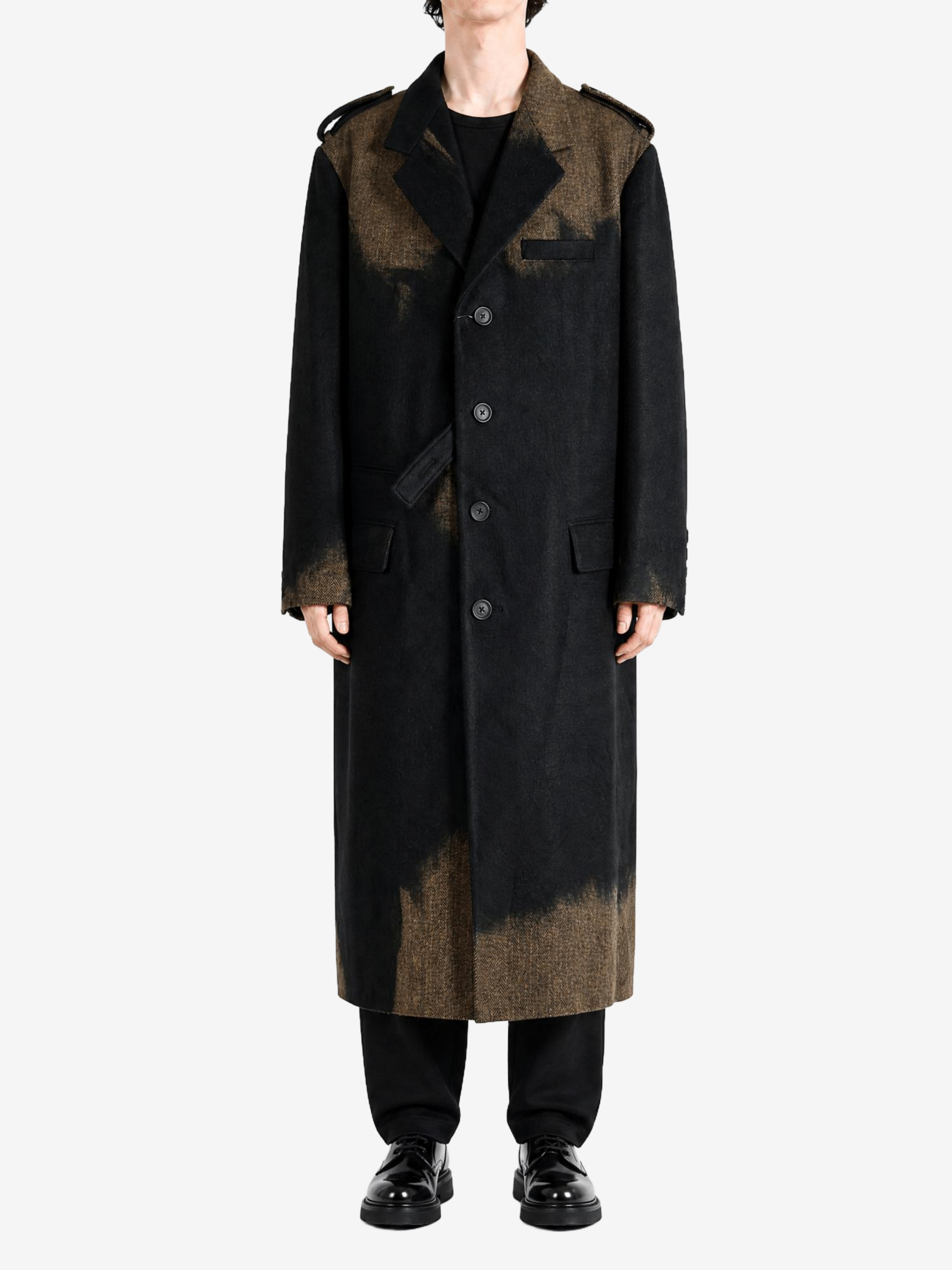 Black jacket, front view