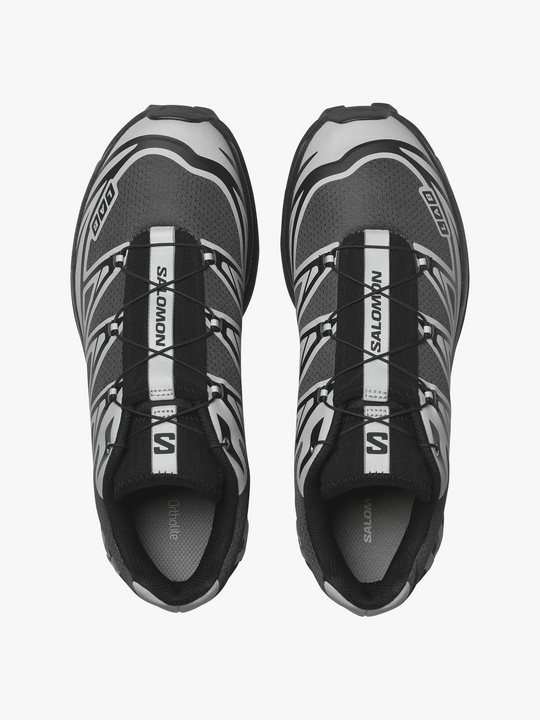 Black sneakers, upper view