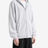 Grey hoodie, full body view