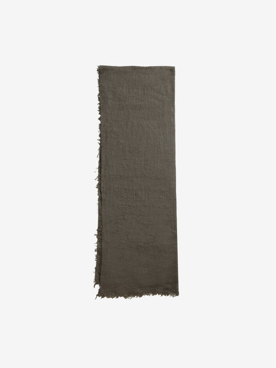 Brown scarf, front view