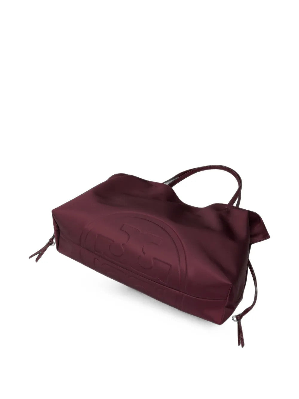 Burgundy bag, front view