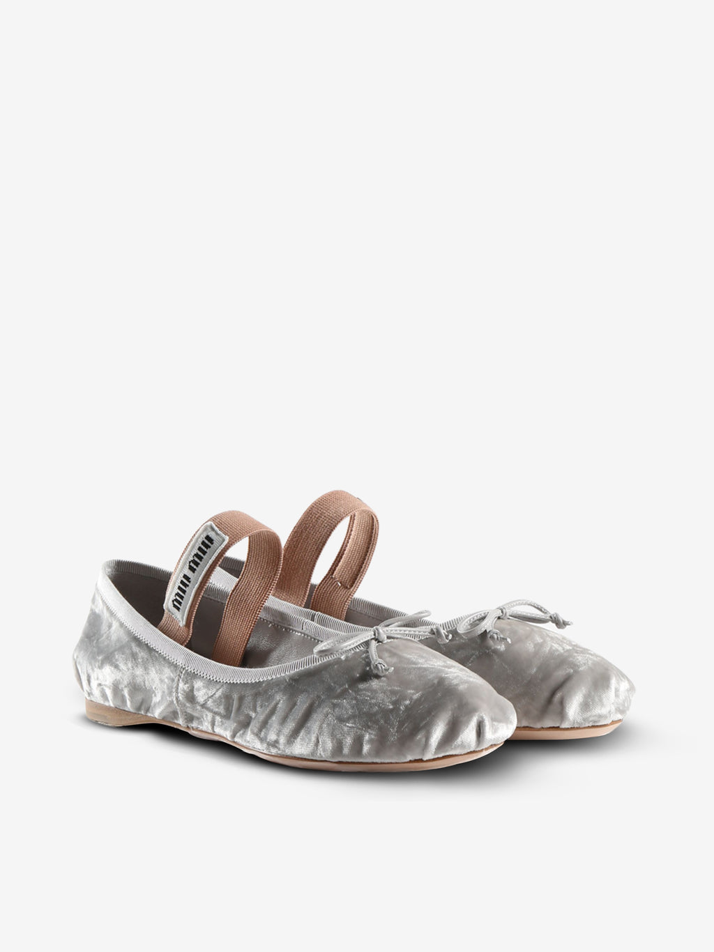 MIU MIU - Women Velvet Ballerinas