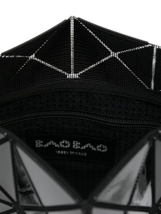 Close up of black bag, showing texture of the Polyester fabric
