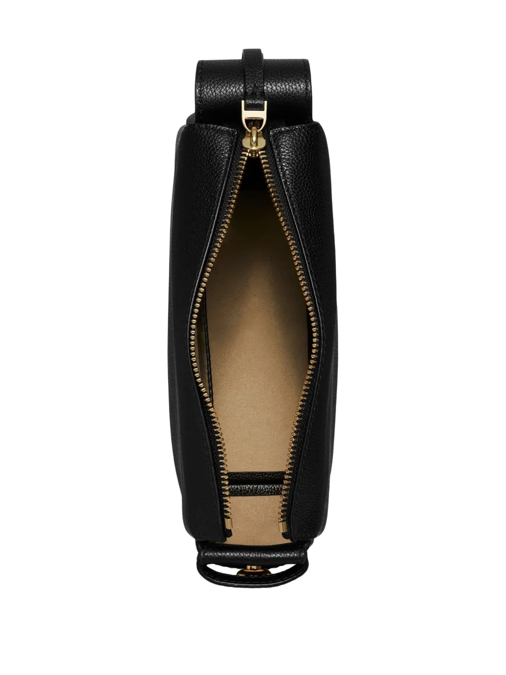 Black bag, top view
