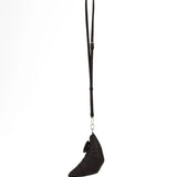 Brown accessories, front view