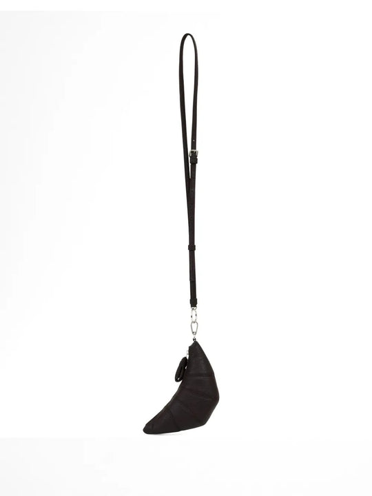 Brown accessories, front view
